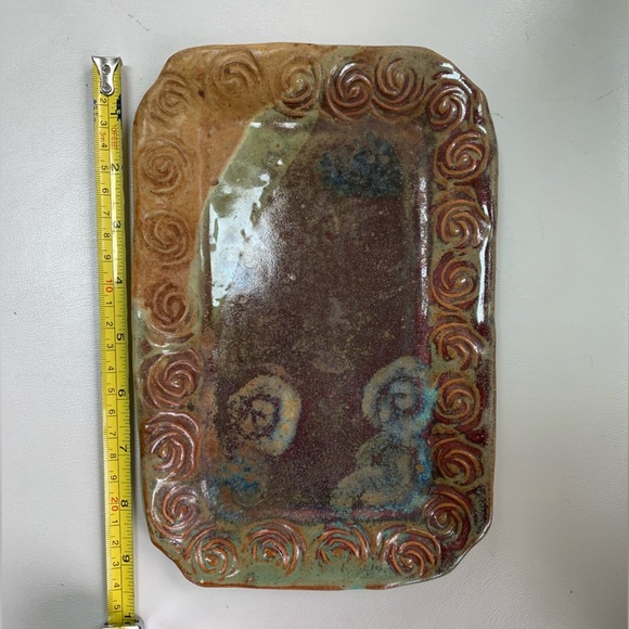 Small serving dish, pottery - Picture 3 of 5